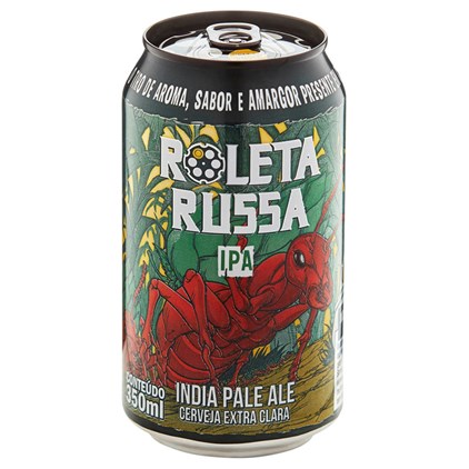 Cerveja Roleta Russa IPA Tambor Lata 350ml