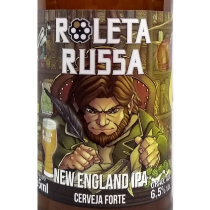 Cerveja Roleta Russa New England IPA Garrafa 330ml Imagem de Cerveja Roleta Russa New England IPA Garrafa 330ml