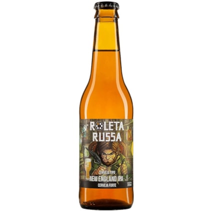 Cerveja Roleta Russa New England IPA Garrafa 330ml Imagem de Cerveja Roleta Russa New England IPA Garrafa 330ml