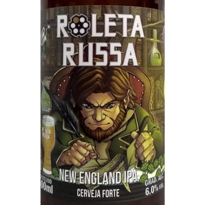 Imagem de Cerveja Roleta Russa New England IPA Garrafa 500ml