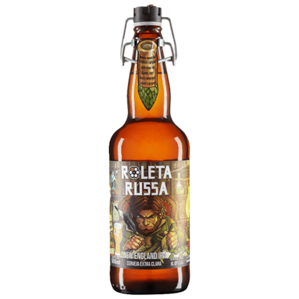 Cerveja Roleta Russa New England IPA Garrafa 500ml Imagem de Cerveja Roleta Russa New England IPA Garrafa 500ml