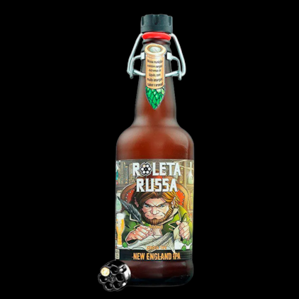 Cerveja Roleta Russa New England IPA Garrafa 500ml