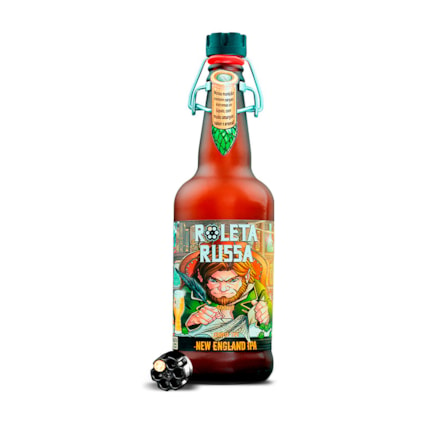 Imagem de Cerveja Roleta Russa New England IPA Garrafa 500ml