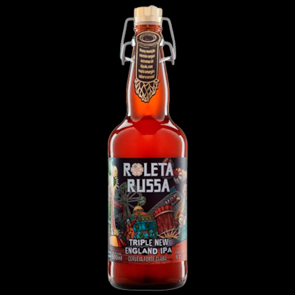 Cerveja Roleta Russa Triple New England IPA Garrafa 500ml