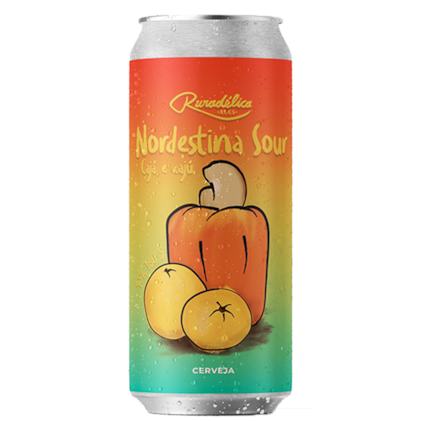 Cerveja Ruradélica Ales Nordestina Sour Cajá e Cajú Lata 473ml Imagem de Cerveja Ruradélica Ales Nordestina Sour Cajá e Cajú Lata 473ml