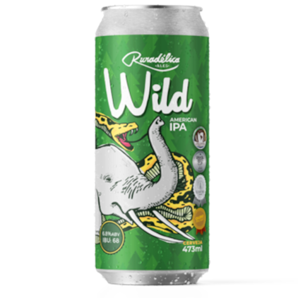 Cerveja Ruradélica Ales Wild American IPA Lata 473ml Imagem de Cerveja Ruradélica Ales Wild American IPA Lata 473ml