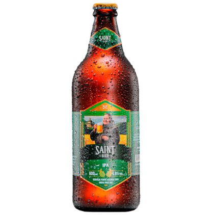 Cerveja Saint Bier Ipa Garrafa 600ml Imagem de Cerveja Saint Bier Ipa Garrafa 600ml