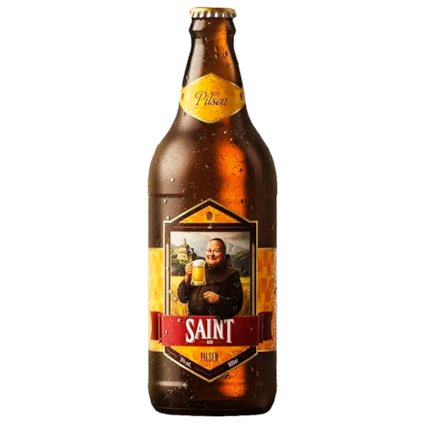 Cerveja Saint Bier Pilsen Garrafa 600ml Imagem de Cerveja Saint Bier Pilsen Garrafa 600ml