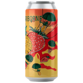 Cerveja Salvador Airborne Smoothie Sour Abacaxi e Morango Lata 473ml