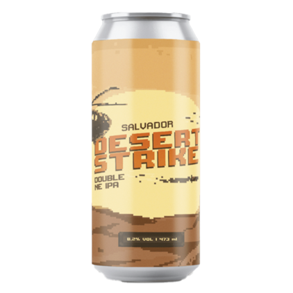 Cerveja Salvador Desert Strike Double NE IPA Lata 473ml Imagem de Cerveja Salvador Desert Strike Double NE IPA Lata 473ml