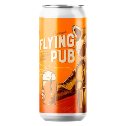 Cerveja Salvador Flying Pub Vienna Lager Lata 473ml Imagem de Cerveja Salvador Flying Pub Vienna Lager Lata 473ml