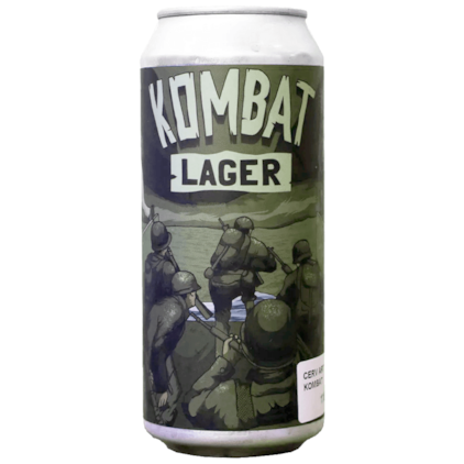 Cerveja Salvador Kombat Lager Lata 473ml Imagem de Cerveja Salvador Kombat Lager Lata 473ml
