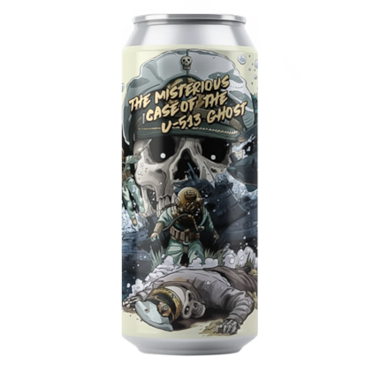 Cerveja Salvador The Misterious Case Of The U-513 Ghost NEIPA Lata 473ml Imagem de Cerveja Salvador The Misterious Case Of The U-513 Ghost NEIPA Lata 473ml