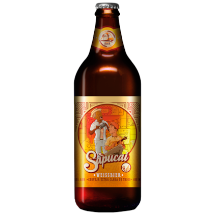 Cerveja Sapucaí Weissbier Garrafa 600ml Imagem de Cerveja Sapucaí Weissbier Garrafa 600ml