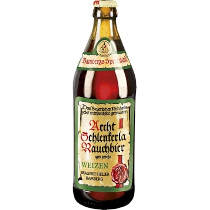 Cerveja Schlenkerla Weizen Rauchbier Garrafa 500ml Imagem de Cerveja Schlenkerla Weizen Rauchbier Garrafa 500ml