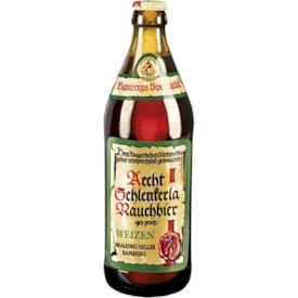 Cerveja Schlenkerla Weizen Rauchbier Garrafa 500ml (Pré- Venda)