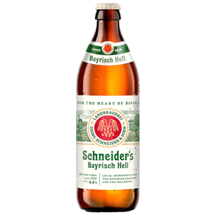 Cerveja Schneider's Bayrisch Hell Garrafa 500ml Imagem de Cerveja Schneider's Bayrisch Hell Garrafa 500ml
