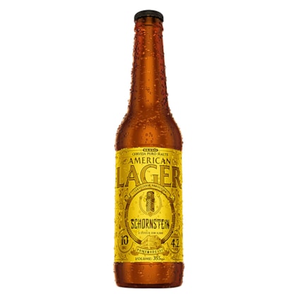 Cerveja Schornstein American Lager All Day Garrafa 355ml Imagem de Cerveja Schornstein American Lager All Day Garrafa 355ml