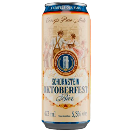 Cerveja Schornstein Oktoberfest Bier Lata 473ml Imagem de Cerveja Schornstein Oktoberfest Bier Lata 473ml