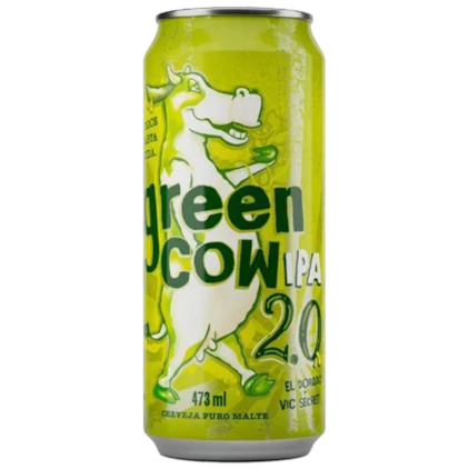 Cerveja Seasons Green Cow IPA 2.0 Lata 473ml Imagem de Cerveja Seasons Green Cow IPA 2.0 Lata 473ml
