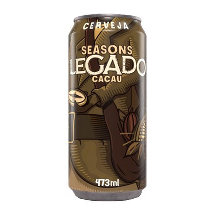 Cerveja Seasons Legado Cacau Stout Lata 473ml