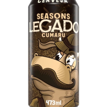Cerveja Seasons Legado Cumaru Stout Lata 473ml Imagem de Cerveja Seasons Legado Cumaru Stout Lata 473ml