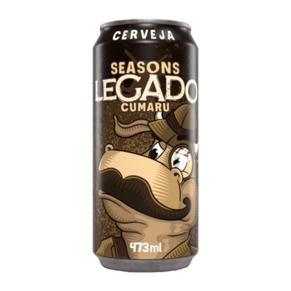 Cerveja Seasons Legado Cumaru Stout Lata 473ml Imagem de Cerveja Seasons Legado Cumaru Stout Lata 473ml