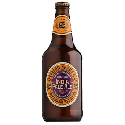 Cerveja Shepherd Neame India Pale Ale Garrafa 500ml Imagem de Cerveja Shepherd Neame India Pale Ale Garrafa 500ml
