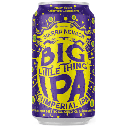 Cerveja Sierra Nevada Big Little Thing IPA Lata 355ml Imagem de Cerveja Sierra Nevada Big Little Thing IPA Lata 355ml