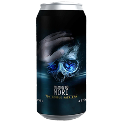 Cerveja Spartacus Memento Mori TDH Double Hazy IPA Lata 473ml Imagem de Cerveja Spartacus Memento Mori TDH Double Hazy IPA Lata 473ml