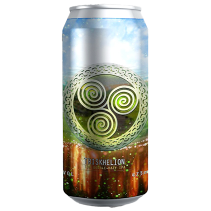 Cerveja Spartacus Triskhelion TDH Double Hazy IPA Lata 473ml Imagem de Cerveja Spartacus Triskhelion TDH Double Hazy IPA Lata 473ml