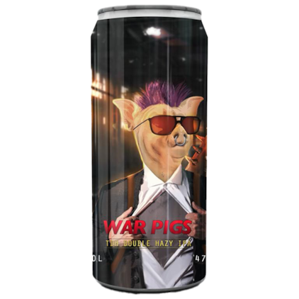 Cerveja Spartacus War Pigs Double NE IPA Lata 473ml Imagem de Cerveja Spartacus War Pigs Double NE IPA Lata 473ml