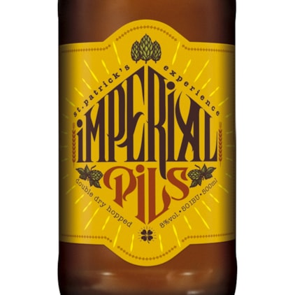 Cerveja St. Patrick's Imperial Pils Garrafa 500ml Imagem de Cerveja St. Patrick's Imperial Pils Garrafa 500ml