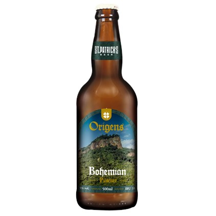 Cerveja St. Patrick's Origens Bohemian Pilsener Garrafa 500ml