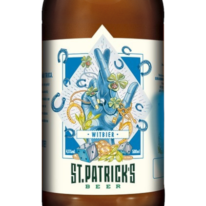 Cerveja St. Patrick's Witbier Garrafa 500ml Imagem de Cerveja St. Patrick's Witbier Garrafa 500ml