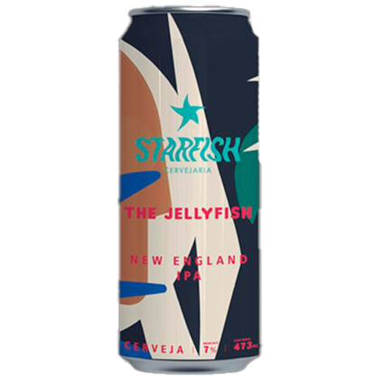 Cerveja Starfish The Jellyfish New England IPA Lata 473ml Imagem de Cerveja Starfish The Jellyfish New England IPA Lata 473ml
