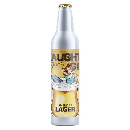 Cerveja Steudel Naughty Girl American Lager Garrafa de Alumínio 473ml