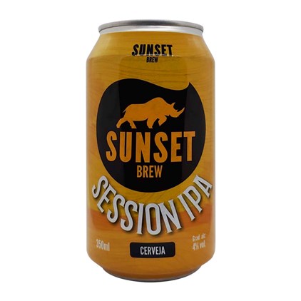 Cerveja Sunset Brew Sesssion IPA Lata 350ml