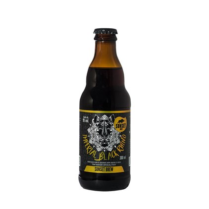Cerveja Sunset Imperial Black Rhino Garrafa 300ml