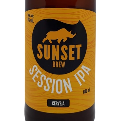 Cerveja Sunset Session IPA Garrafa 600ml Imagem de Cerveja Sunset Session IPA Garrafa 600ml