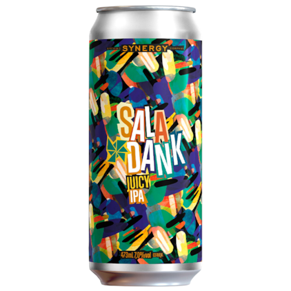 Cerveja Synergy Saladank Juicy IPA Lata 473ml Imagem de Cerveja Synergy Saladank Juicy IPA Lata 473ml
