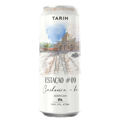 Cerveja Tarin Estação #09 American IPA Lata 473ml Imagem de Cerveja Tarin Estação #09 American IPA Lata 473ml