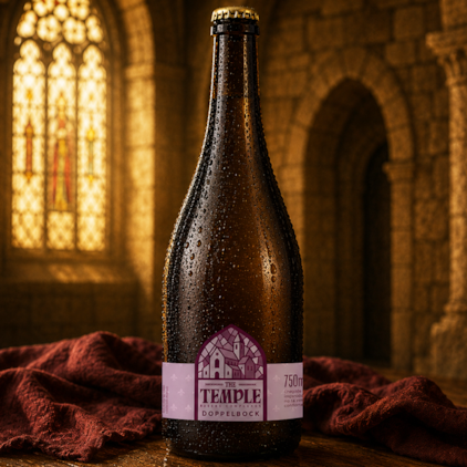 Cerveja The Temple Bieres Complexes Doppelbock Garrafa 750ml Imagem de Cerveja The Temple Bieres Complexes Doppelbock Garrafa 750ml