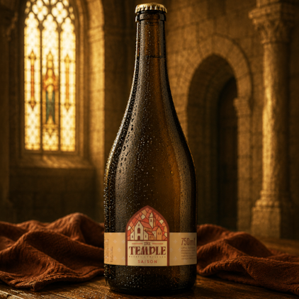 Cerveja The Temple Bieres Complexes Saison Garrafa 750ml Imagem de Cerveja The Temple Bieres Complexes Saison Garrafa 750ml