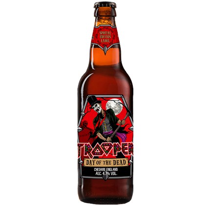 Cerveja Trooper Day Of The Dead Special Edition Label 500ml