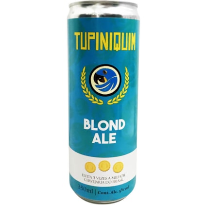 Cerveja Tupiniquim Blond Ale Lata 350ml Imagem de Cerveja Tupiniquim Blond Ale Lata 350ml