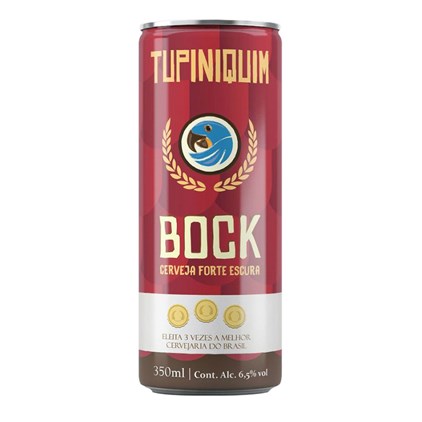 Cerveja Tupiniquim Bock Lata 350ml