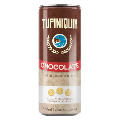 Cerveja Tupiniquim Chocolate Lata 350ml