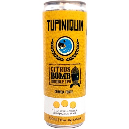 Cerveja Tupiniquim Citrus Bomb Lata 350ml