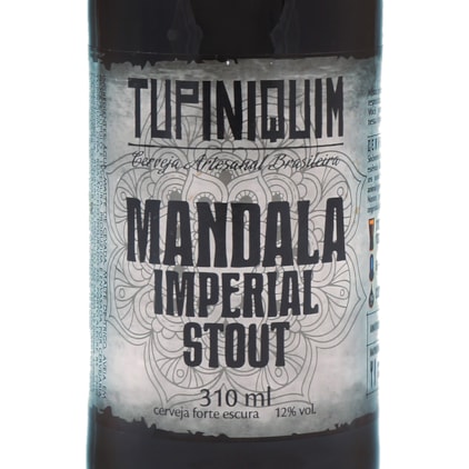 Cerveja Tupiniquim Mandala Imperial Stout Garrafa 310ml Imagem de Cerveja Tupiniquim Mandala Imperial Stout Garrafa 310ml